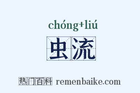 虫流是什么意思的图片